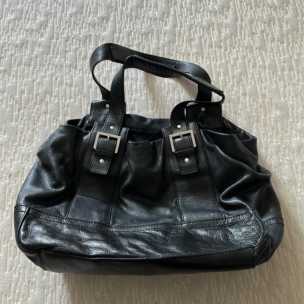 Audrey Brooke black shoulder bag
